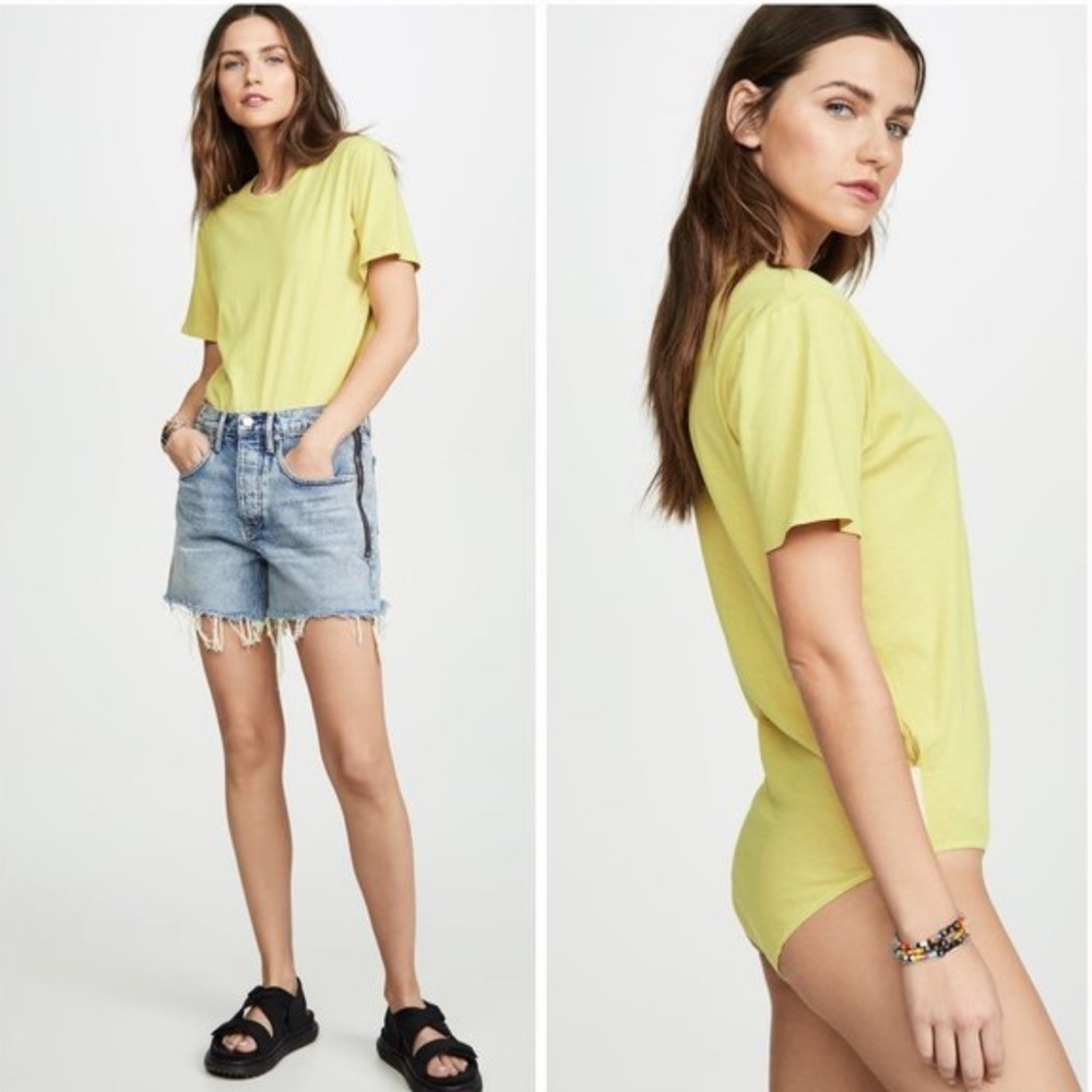 Free People | In My Tee Bodysuit New Pear Size XS